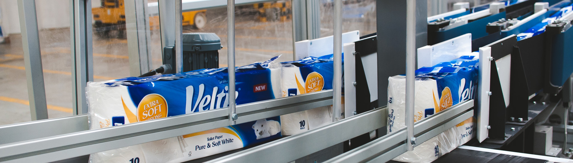 Velvet CARE Assembly Line Banner Web